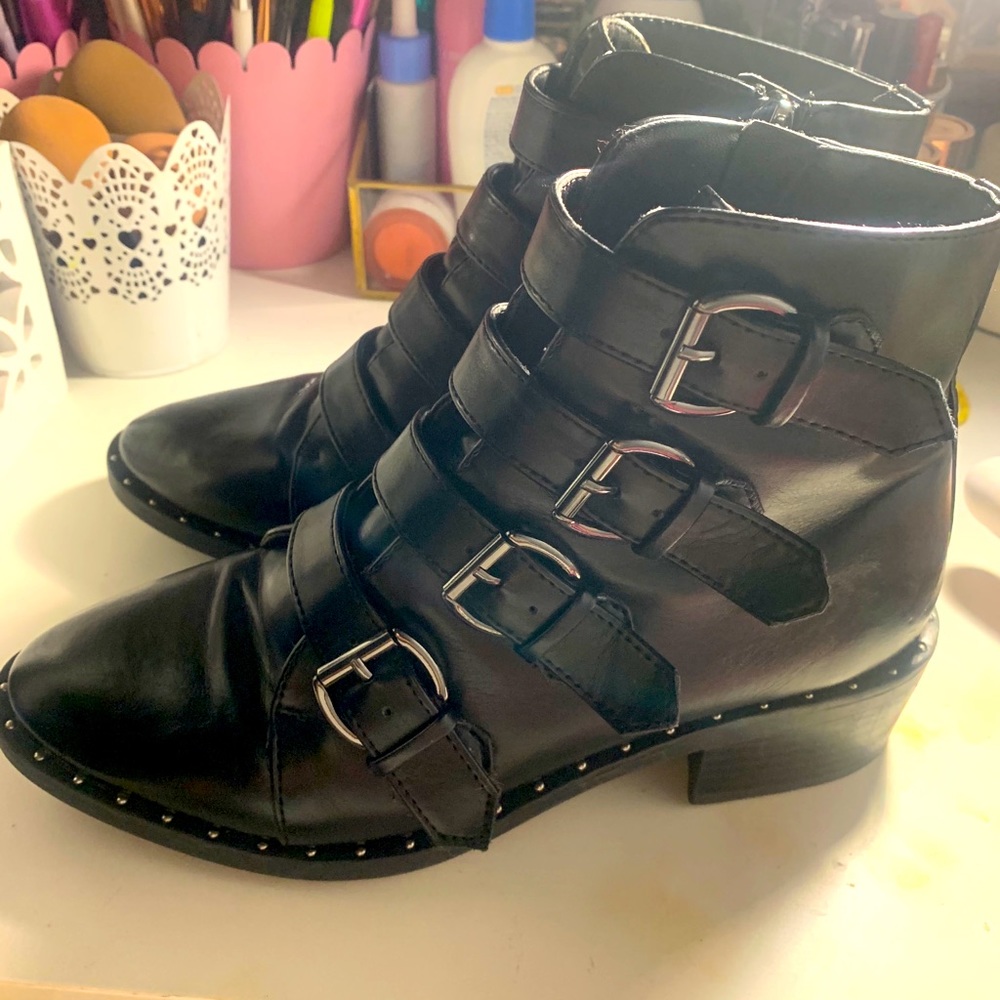 Buckled boots